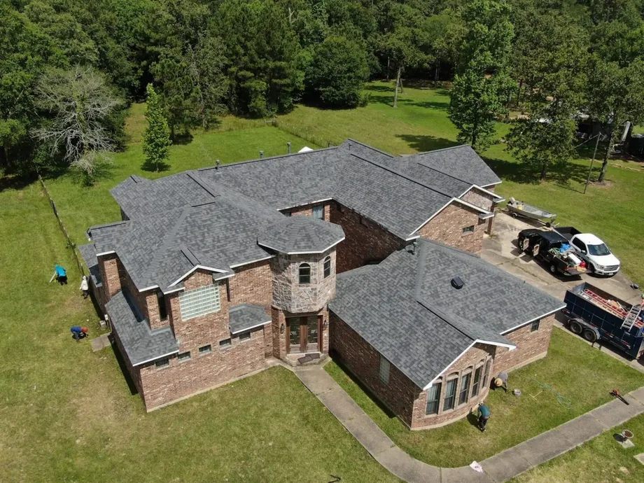 Asphalt shingle roof installation in Lufkin, Texas